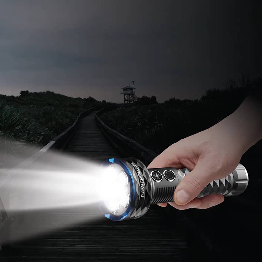چراغ قوه پاورولوژی Powerology Lumos 4000mah Work Light With Laser